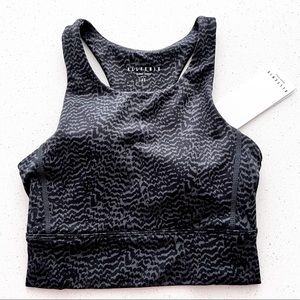 COPY - ALLFENIX Savannah Charcoal Sports Bra XS NWT